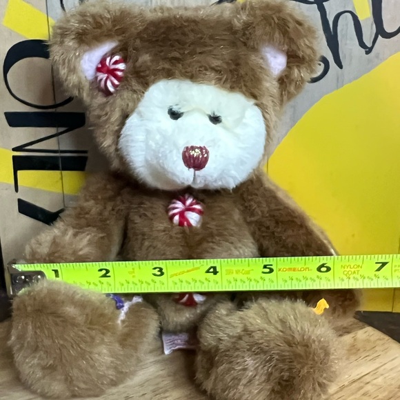 Vintage Russ Berrie Cookie Peppermint Candy Gingerbread Bear Retired~ - Picture 9 of 17